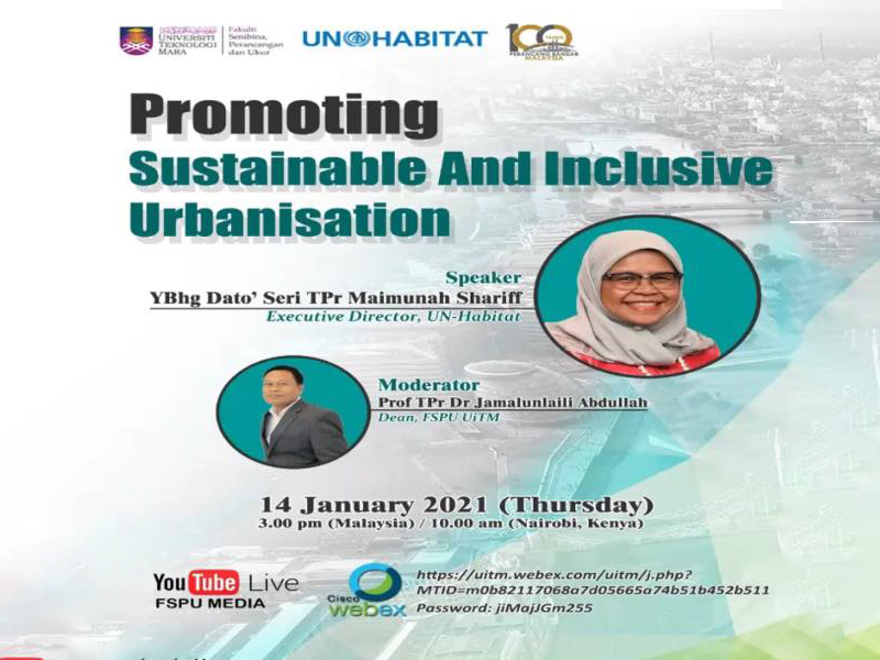 Promoting Sustainable And Inclusive Urbanisation