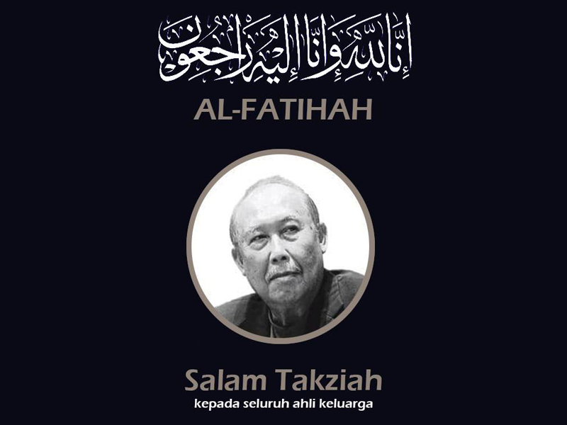‎إِنَّا لِلّهِ وَإِنَّـا إِلَيْهِ رَاجِعُونَ Salam Takziah diucapkan kepada keluarga Allahyarham Prof Salleh Buang