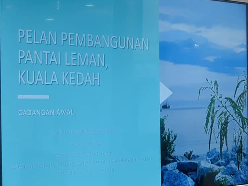 Mesyuarat Penyelarasan Teknikal Bagi Pelan Pembangunan Kawasan Pantai Leman, Kuala Kedah, Daerah Kota Setar, Kedah Darul Aman