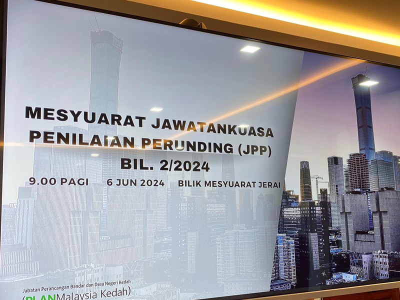 Mesyuarat Jawatankuasa Penilaian Perunding (JPP) Bil.2/2024 Kajian Blueprint Bandar Pintar Negeri Kedah